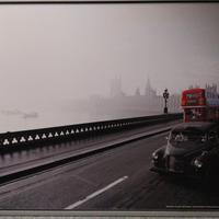 Quadro con stampa di Londra con Bus rosso