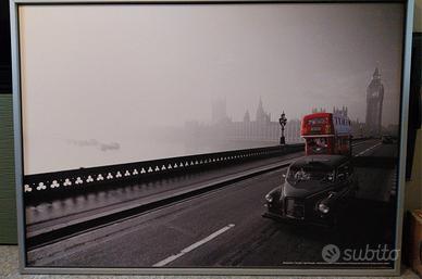 Quadro con stampa di Londra con Bus rosso