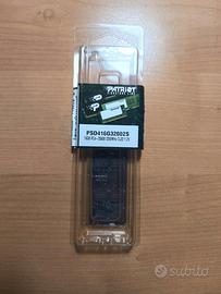 RAM notebook portatile 16GB DDR4-3200 Patriot