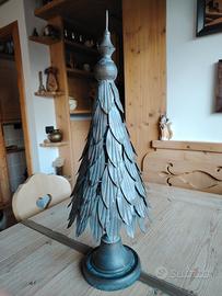 Albero Abete decorazione in metallo  