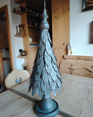 Albero Abete decorazione in metallo  
