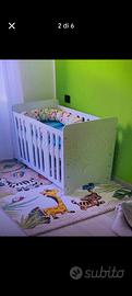 lettino kinderkraft e materasso 