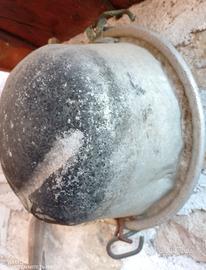 Vecchia caldera vintage diametro 30 cm.