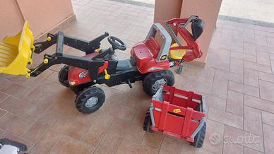 Trattore bambini rally toys rosso