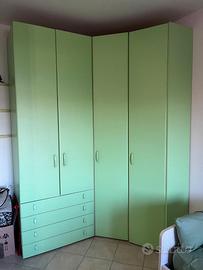 Armadio a Cabina MAXI + Cassettiera e Scaffali