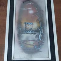 Quadro Moderno su Lastra di Metallo, Quadro Naif