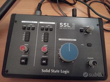 ssl 2 scheda audio 