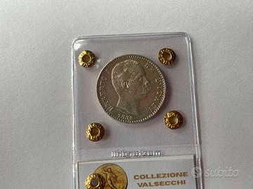 2 Lire 1884 Umberto I SPL+ Coll. Valsecchi