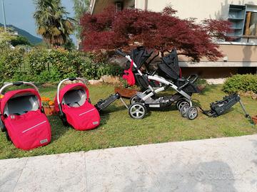 ovetti, carozzina gemellare 