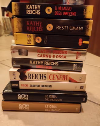 9 libri thriller Kathy Reichs ( Bones)
