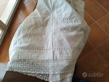 lenzuola ricamate a mano 