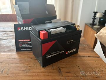 Batteria litio moto Shido LTX9 HP / YTX9 LP
