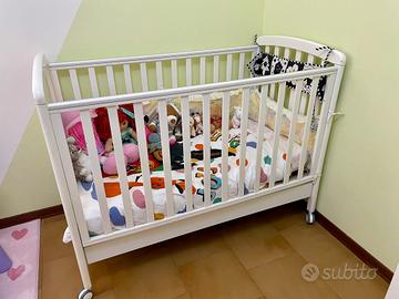 Lettino Italbaby + fasciatoio con vaschetta