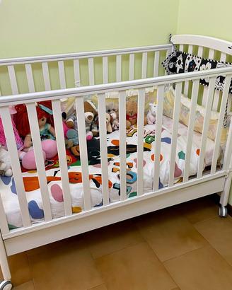 Lettino Italbaby + fasciatoio con vaschetta