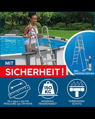  Piscina Bestway Steel Pro Max 5.49 m – Come nuova