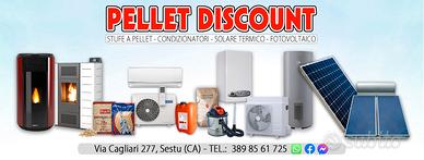 condizionatori pompa di calore - stufe a pellet