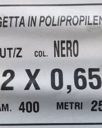 Reggia in Polipropilene 12x0,65 mm