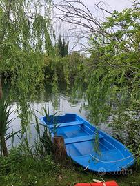 barca a remi pesca vetroresina