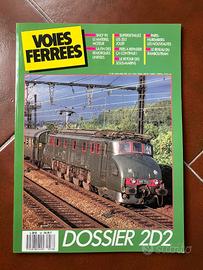 rivista treni voie ferree 58 locomotive 2d2 sncf