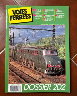 rivista treni voie ferree 58 locomotive 2d2 sncf