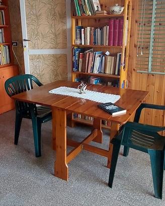 TAVOLO PIEGHEVOLE in legno massello