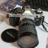 CANON AE-1 PROGRAM con 28-80 Tamron