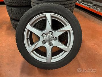Cerchi in lega da 17” AUDI A4 con gomme invernali