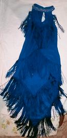 Vestito da ballo con frange