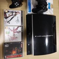 Console PS3 con 3 giochi e 2 controller 