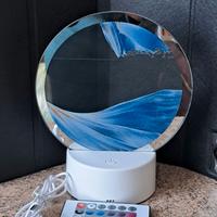 Lampada con sabbia mobile a LED