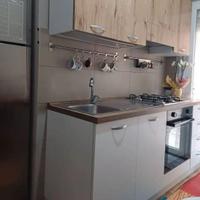 Cucina moderna completa+frigorifero Whirlpool 70cm