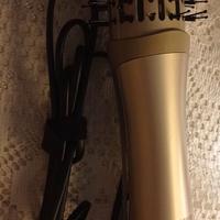 Spazzola per capelli rotante ad aria calda