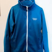 Felpa Pile con logo Olimpiadi