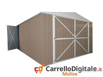 Box auto in Acciaio lamiera 360x514 18mq tortora