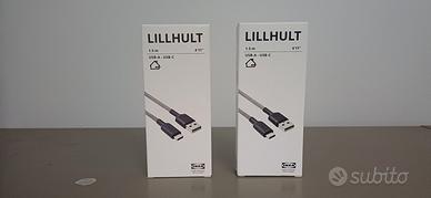 Due cavi Lillhult USB A - USB C - NUOVI