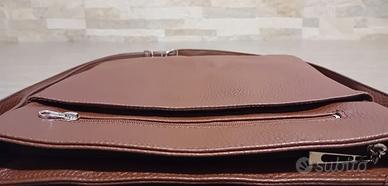 Borsa Buaré marrone pelle unisex + Omaggio