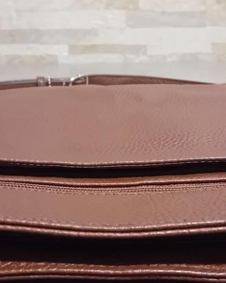 Borsa Buaré marrone pelle unisex + Omaggio