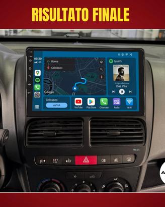 Fiat Doblò KIT COMPLETO Autoradio android stereo