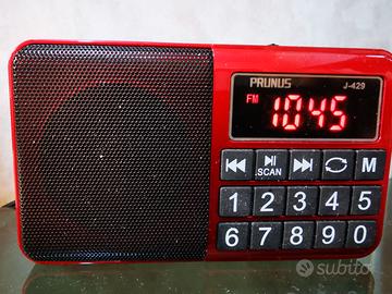 Radio Portatile FM AM SW PRUNUS J-429SW