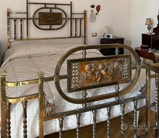 Letto in ottone fine 800