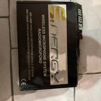 Radio microfono gelato con centralina marca energy