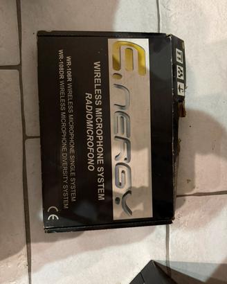 Radio microfono gelato con centralina marca energy