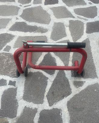 Cavalletto alza moto posteriore