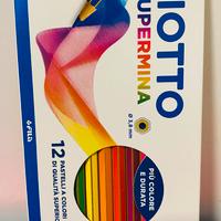 Giotto Supermina da 12 / colori a legno pastelli