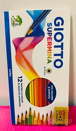 Giotto Supermina da 12 / colori a legno pastelli
