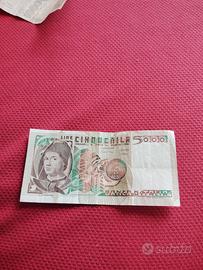 banconota 5000 lire