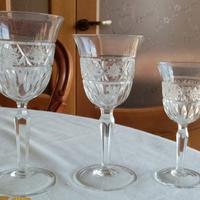 Servizio classico di bicchieri (incompleto)