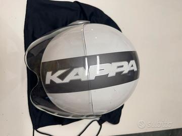 Casco Kappa Jet bianco/grigio taglia XL