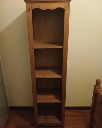 Libreria in legno di pino 172x50x35 - 4 vani