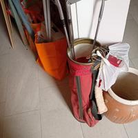 sport golf tre mazze con trasportino 